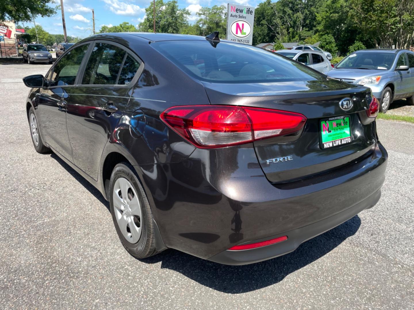 2017 BROWN KIA FORTE LX (3KPFK4A75HE) with an 2.0L engine, automatic transmission, located at 5103 Dorchester Rd., Charleston, SC, 29418-5607, (843) 767-1122, 36.245171, -115.228050 - Photo#4